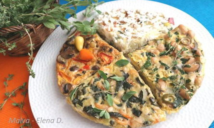 Рецепт омлета с овощами времена года