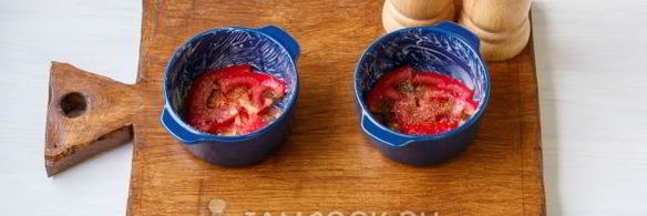 омлет с помидорами и сыром в духовке