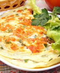 Омлет с помидорами Неаполитанский