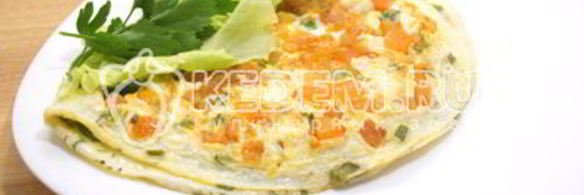 омлет с помидорами неаполитанский