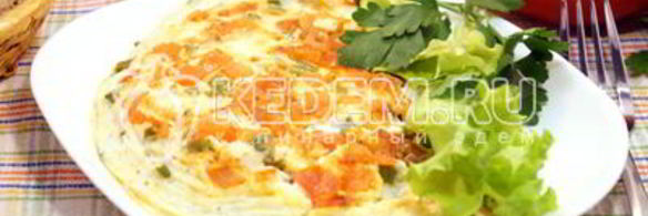 омлет с помидорами неаполитанский