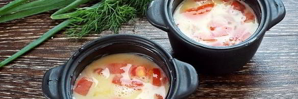 омлет с помидорами в духовке