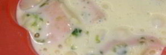 омлет с сосиской и сыром