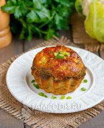 Омлет с цветной капустой в духовке