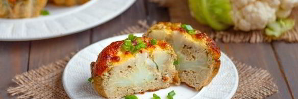 омлет с цветной капустой в духовке