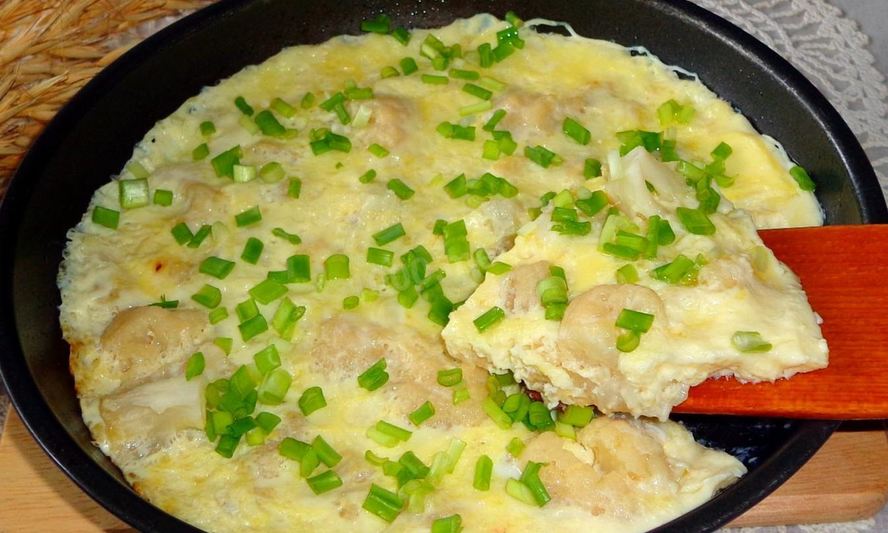 Рецепт омлета с цветной капустой