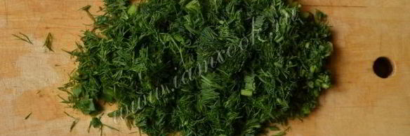 омлет с творогом и укропом