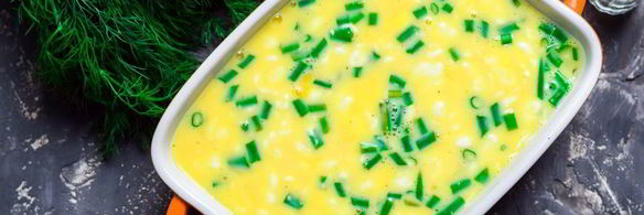 омлет с творогом