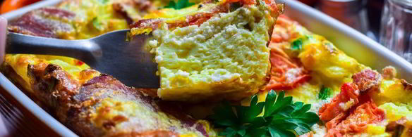 омлет с творогом