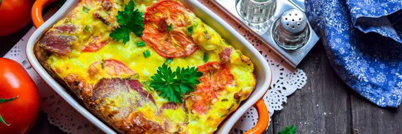 омлет с творогом