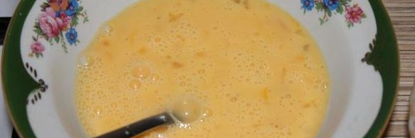 омлет с тыквой и творогом на пару