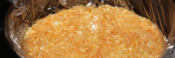 омлет с тыквой и творогом на пару