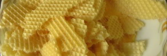 омлет с вафельными коржами в микроволновке