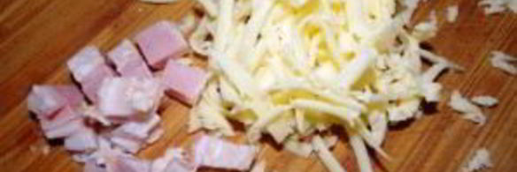 омлет с ветчиной и сыром