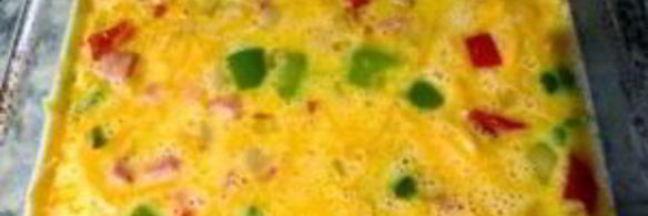 омлет с ветчиной в духовке