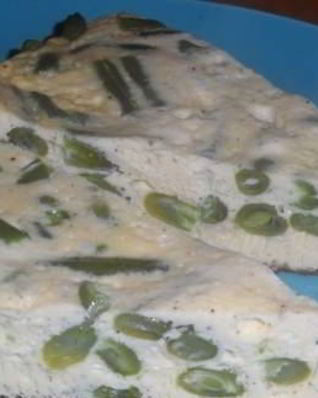 Омлет со стручковой фасолью