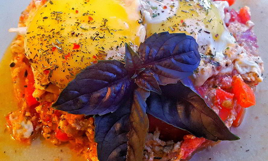 Рецепт омлета со свежими овощами