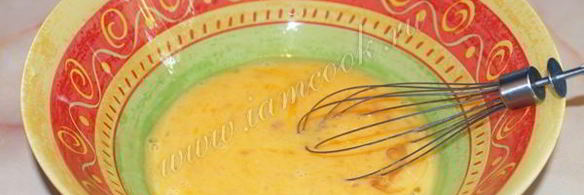 омлет в духовке с молоком