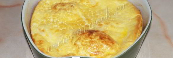 омлет в духовке с молоком