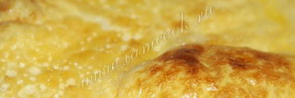 омлет в духовке с молоком