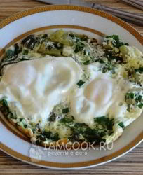 Омлет Весенний с зеленью