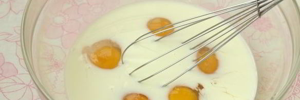 пышный омлет в духовке