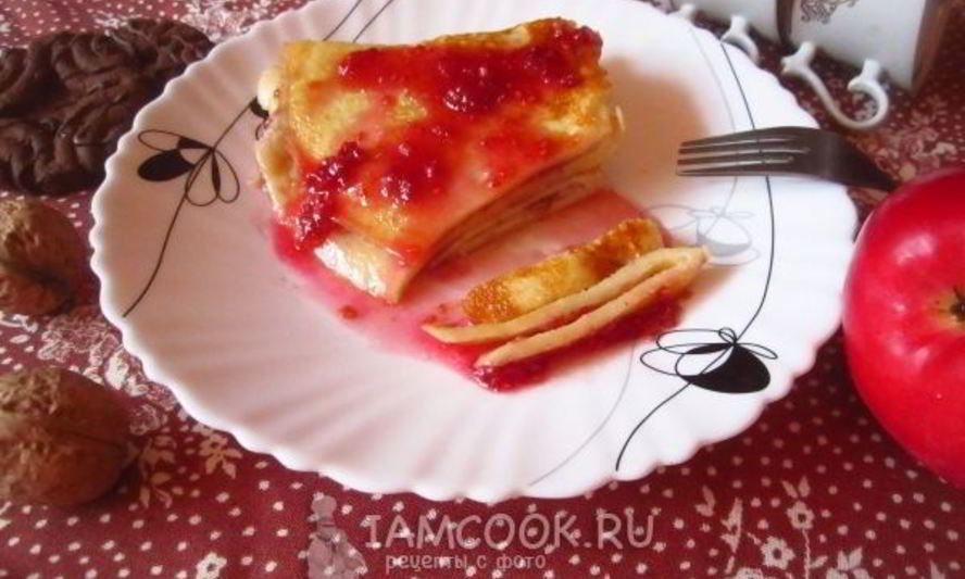 Рецепт сладкого омлета с манной крупой