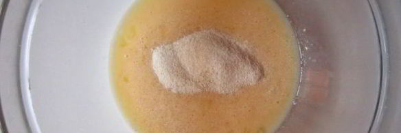 сладкий омлет с манной крупой