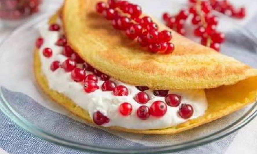 Рецепт утреннего сладкого омлета