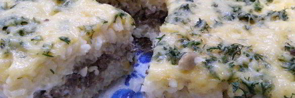 вкусный мясной омлет в духовке