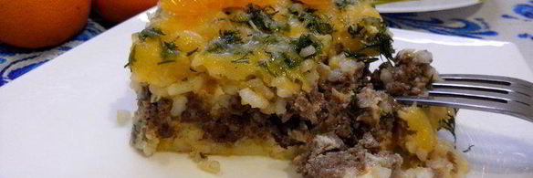 вкусный мясной омлет в духовке