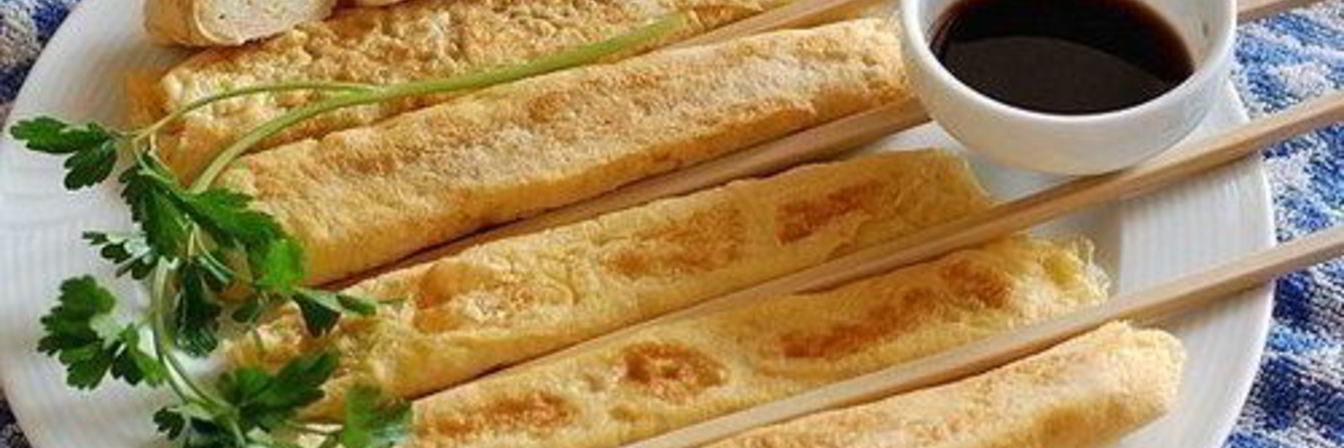 Японский омлет-рулетик