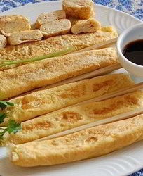 Японский омлет-рулетик