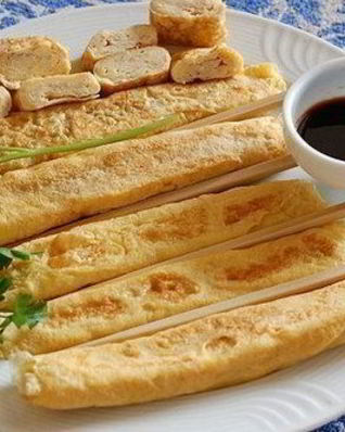 Японский омлет-рулетик