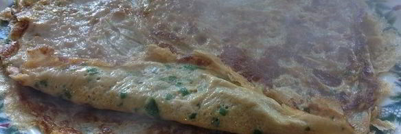 японский омлет с курицей