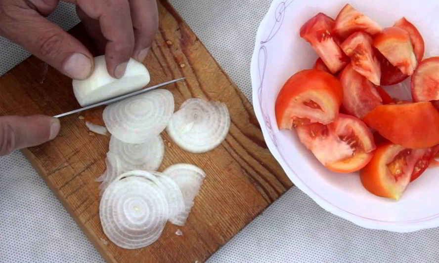 Рецепт овощной закуски к мясу