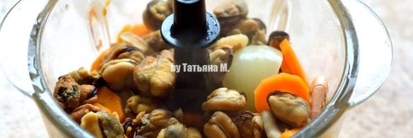 диетический паштет из морепродуктов