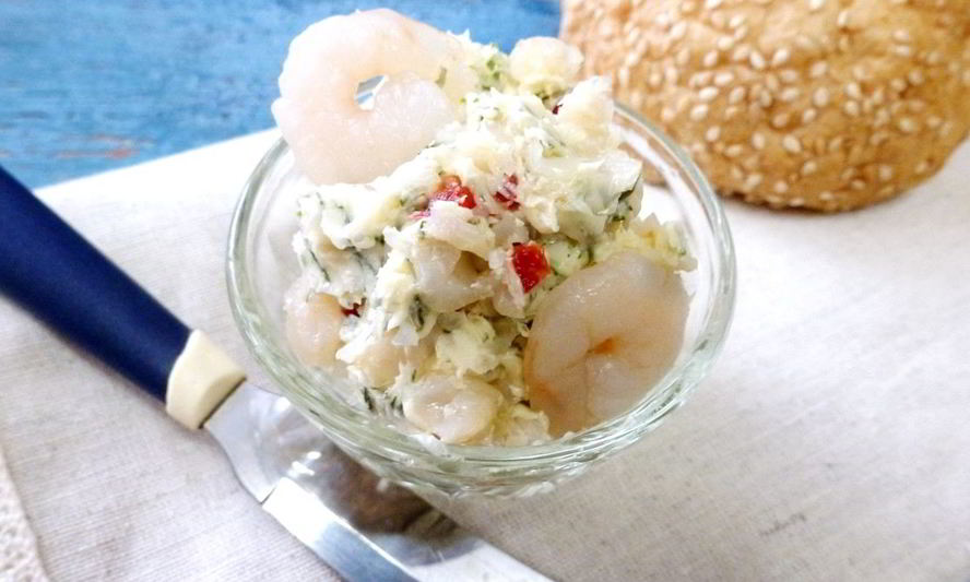 Рецепт креветочного паштета