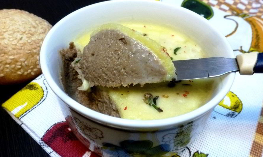 Рецепт куриного паштета с айвой