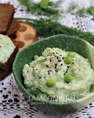 Паштет из авокадо и творога