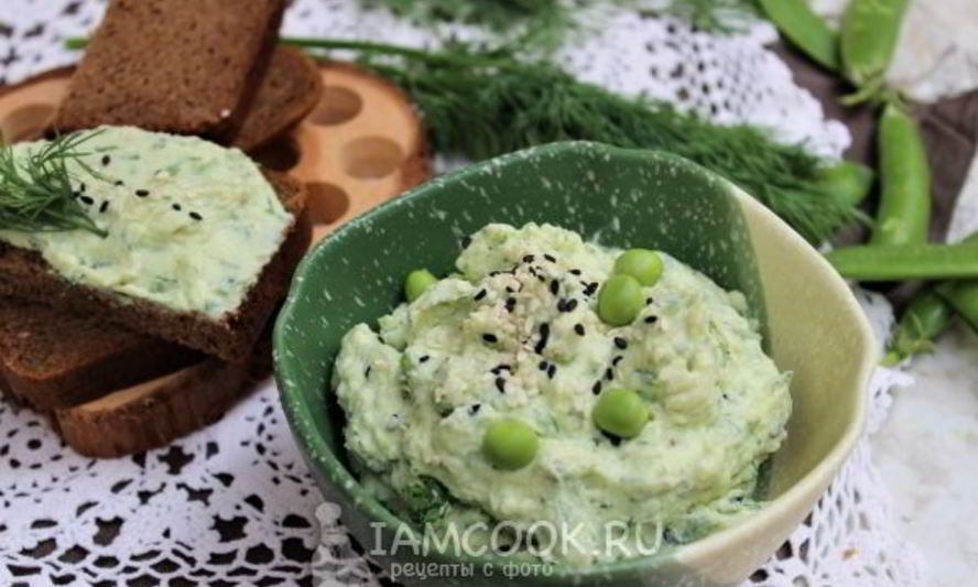 Рецепт паштета из авокадо и творога