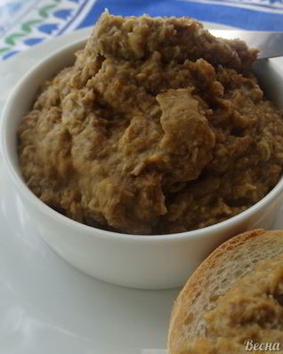 Паштет из чечевицы с грибами