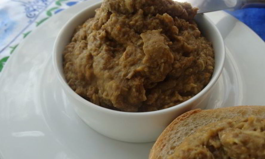 Рецепт паштета из чечевицы с грибами