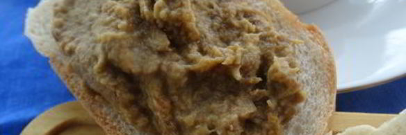 паштет из чечевицы с грибами