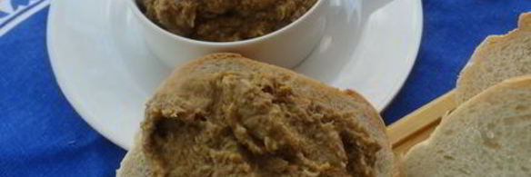 паштет из чечевицы с грибами