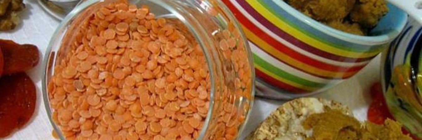 Паштет из чечевицы с курагой