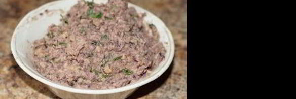 паштет из фасоли с грецкими орехами