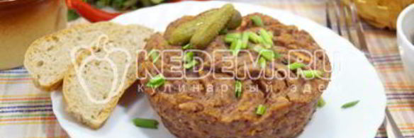 паштет из фасоли