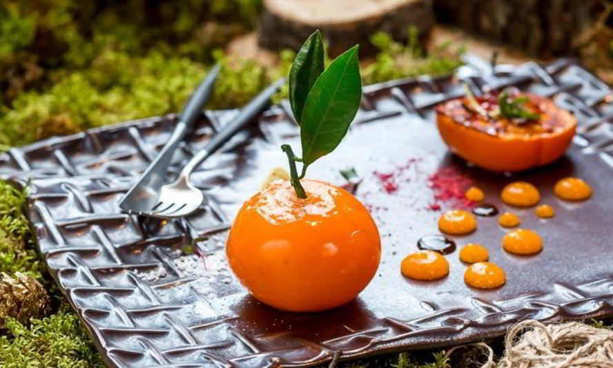 Рецепт паштета из кролика с печеной хурмой