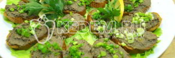 паштет из куриной печени с грибами